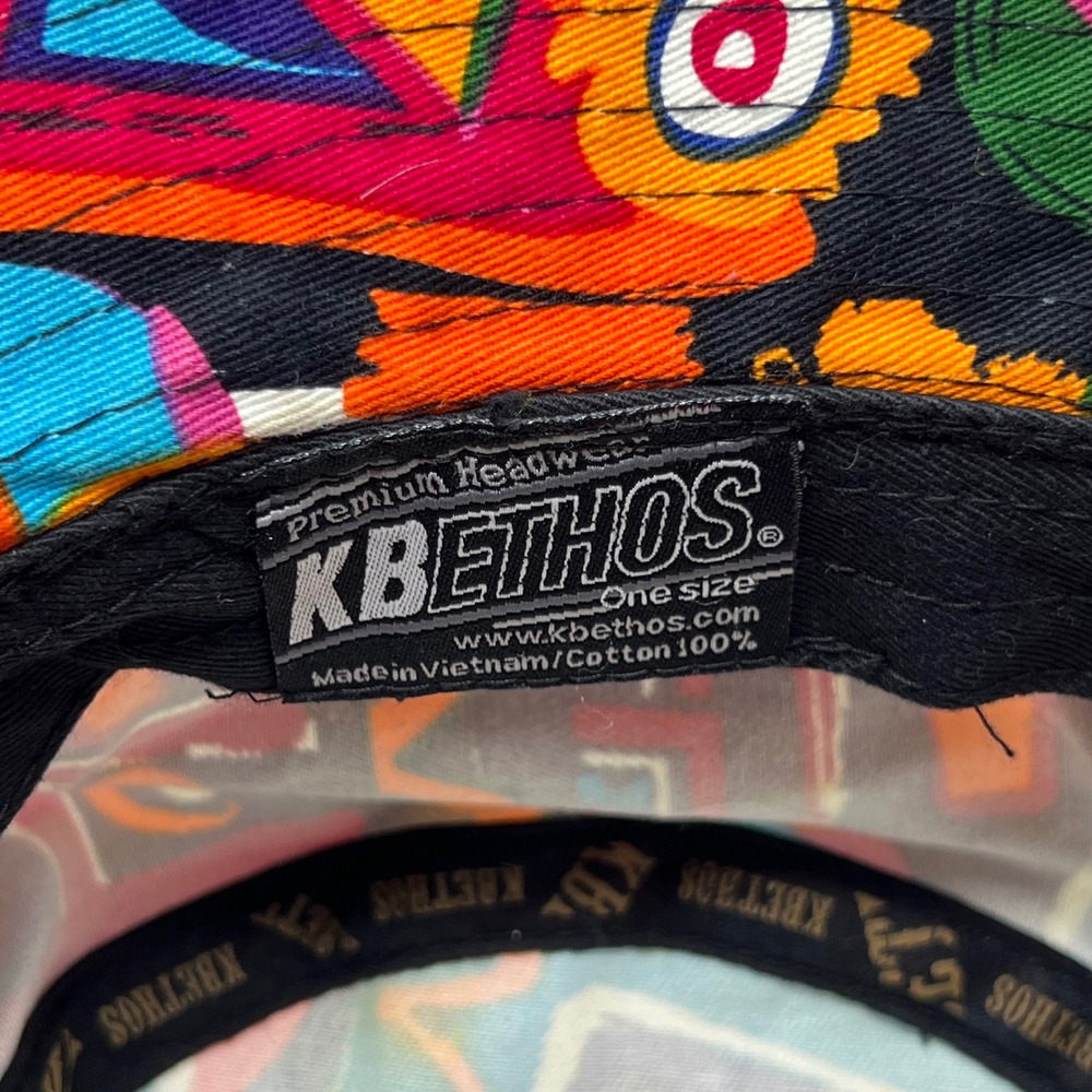 KBETHOS Abstract Graffiti Hip Hop Retro Bucket Boonie Hat Fresh Prince 90s - Picture 5 of 6